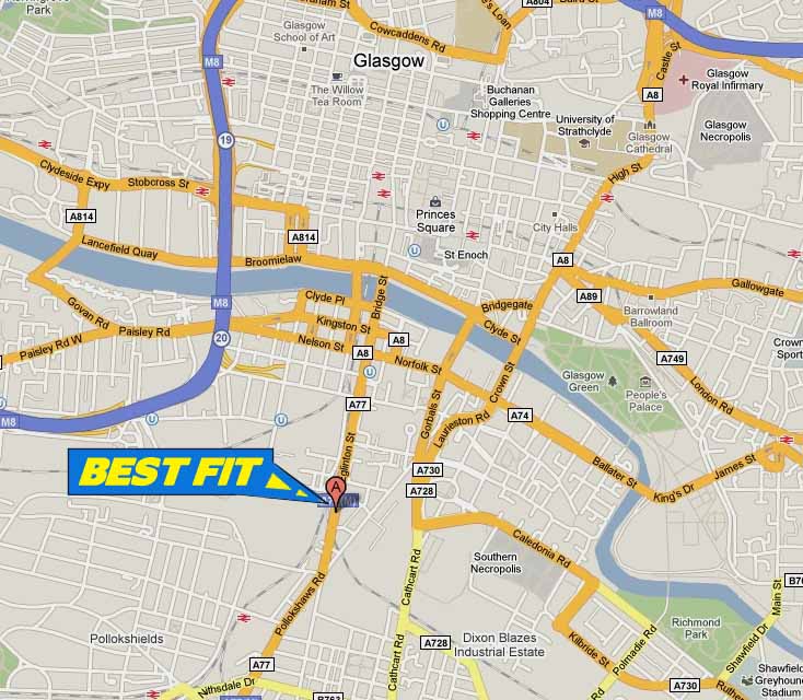 Commercial Van Diagnostics and Servicing - Our Glasgow Service Site  is located just off the M8, a few minutes from the city centre on the main road on the South side of Glasgow